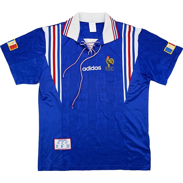 Tailandia Camiseta Francia 1ª Retro 1996 Azul